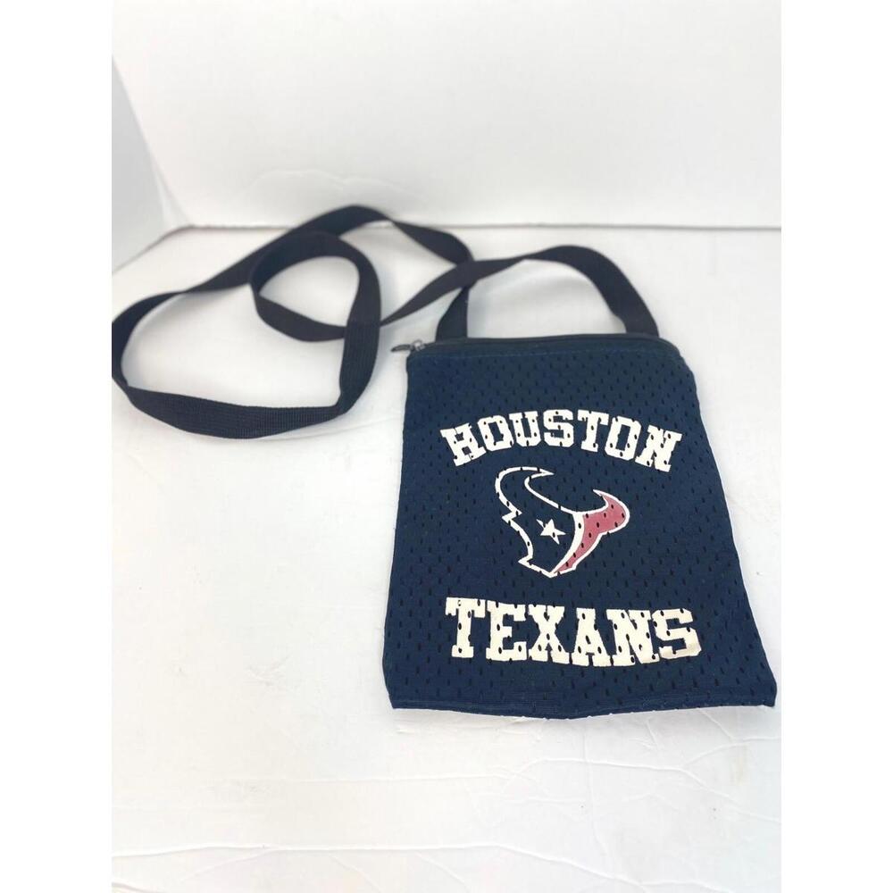 NFL Houston Texans  Bag Jersey Material Ladies Zip Pouch With Strap NE Pats
